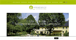 Desktop Screenshot of hotel-sonnenhof.co.at